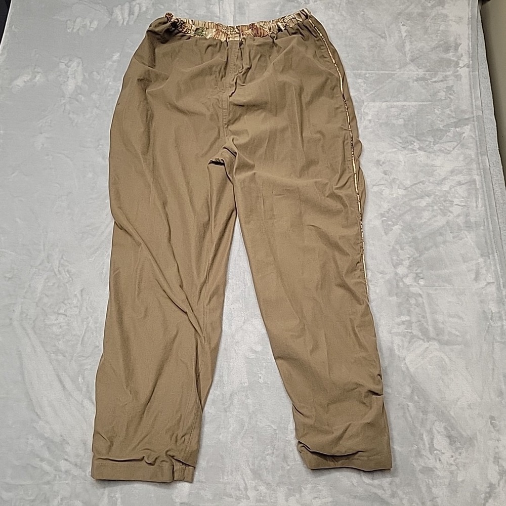 Mad Dog Gear Pants Mens XL Brown H488 Hunting Camo Trim Cargo Outdoor Utility